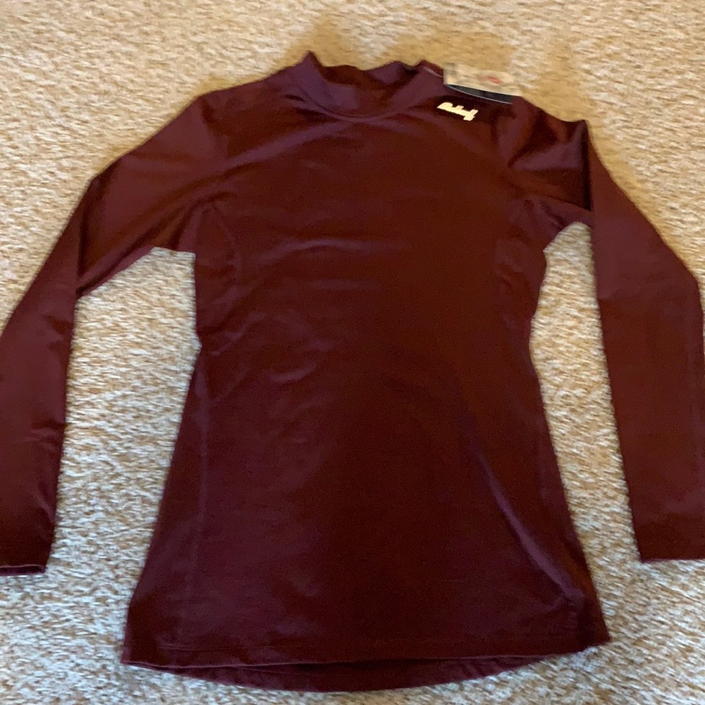 Maroon long sleeve shirt